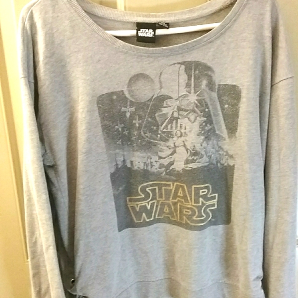 Star Wars Gray Graphic Shirt - Picture 1 of 7